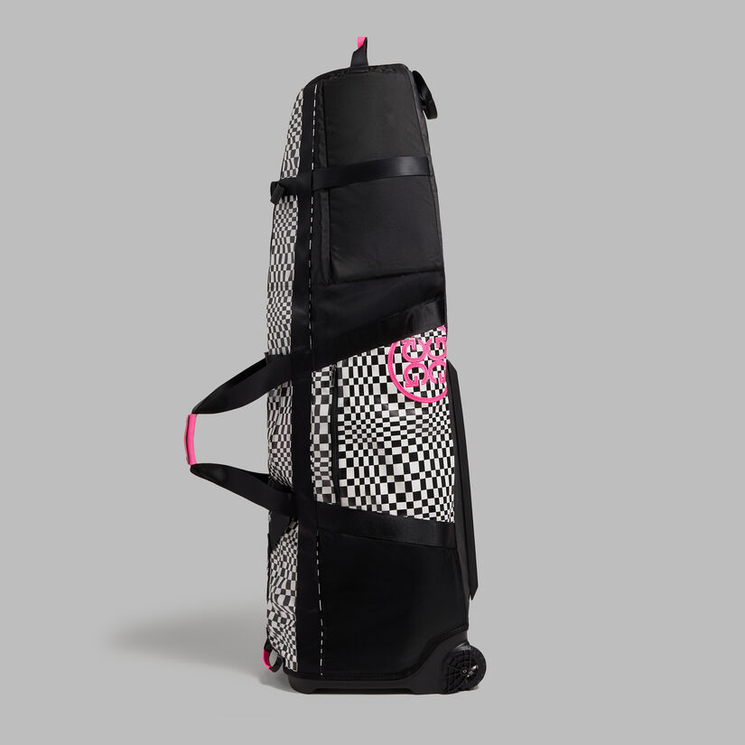 DISTORTED CHECK GOLF BAG TRAVEL CASE image number 4