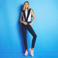 FEATHERWEIGHT SILKY TECH NYLON SLEEVELESS POLO image number 3