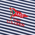 LIMITED EDITION U.S. OPEN FEEDER STRIPE MODERN SPREAD COLLAR TECH PIQUÉ POLO image number 6