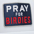 PRAY FOR BIRDIES STRETCH TWILL PERFORATED SNAPBACK HAT image number 6