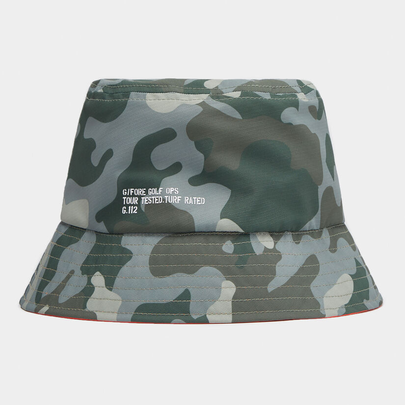 CAMO G.112 REVERSIBLE FEATHERWEIGHT TECH BUCKET HAT image number 5
