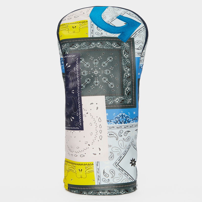 QUARTER G BANDANA VELOUR LINED DRIVER HEADCOVER image number 1
