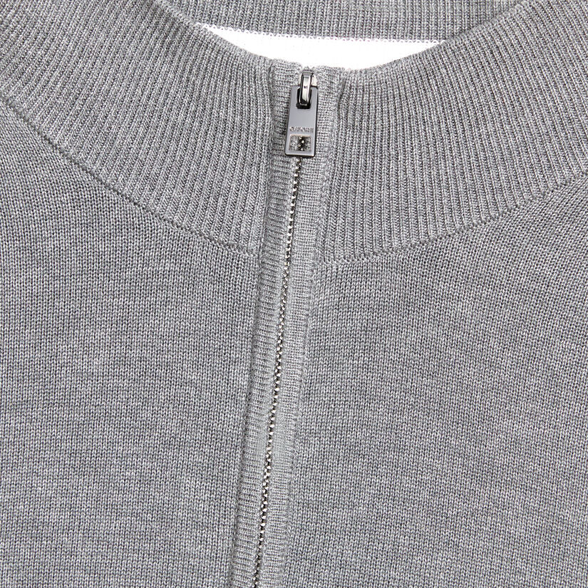 COOLING COTTON 1/4 ZIP SWEATER image number 5