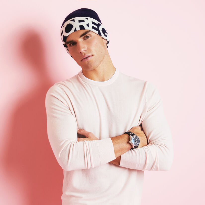 MERINO WOOL BLEND CREWNECK SWEATER image number 2