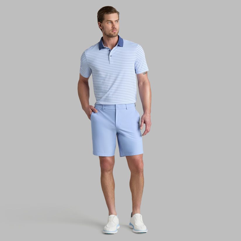 HERRINGBONE STRIPE TECH JERSEY POLO image number 3