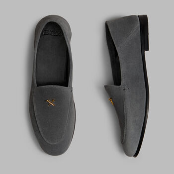 WOMEN'S METAL TEES SUEDE FLEX LOAFER