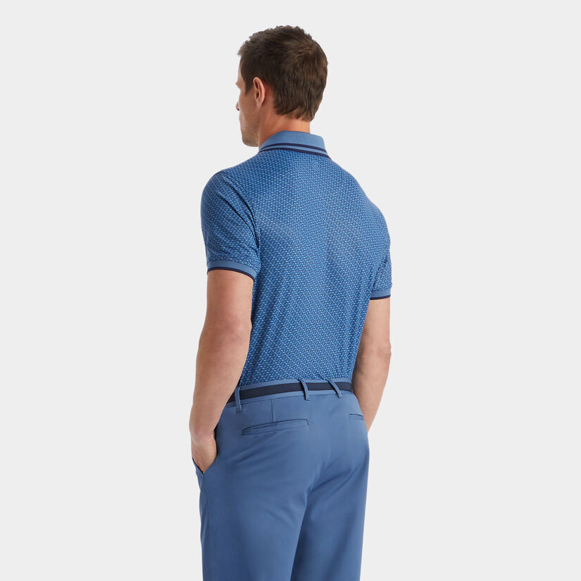 G LINK BANDED SLEEVE TECH JERSEY POLO image number 5