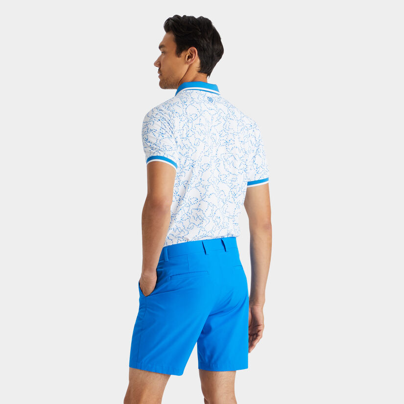 STAR DUST BANDED SLEEVE TECH JERSEY POLO image number 5