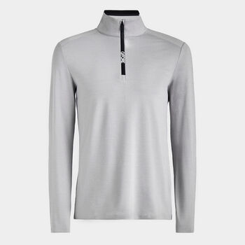 BRUSHED BACK TECH QUARTER ZIP PULLOVER