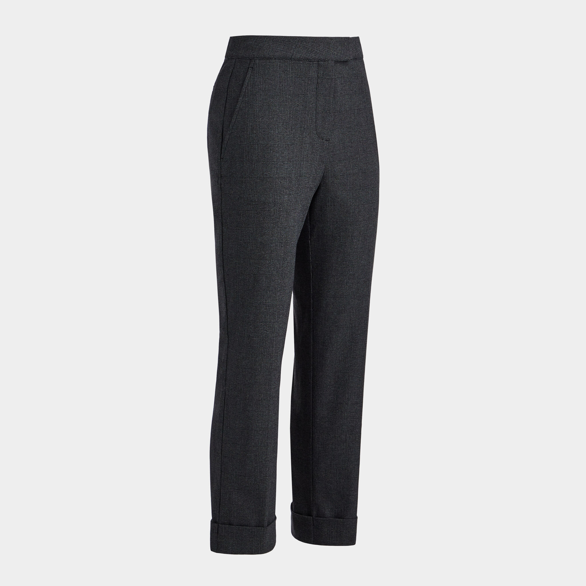 Ladies grey stretch trousers store