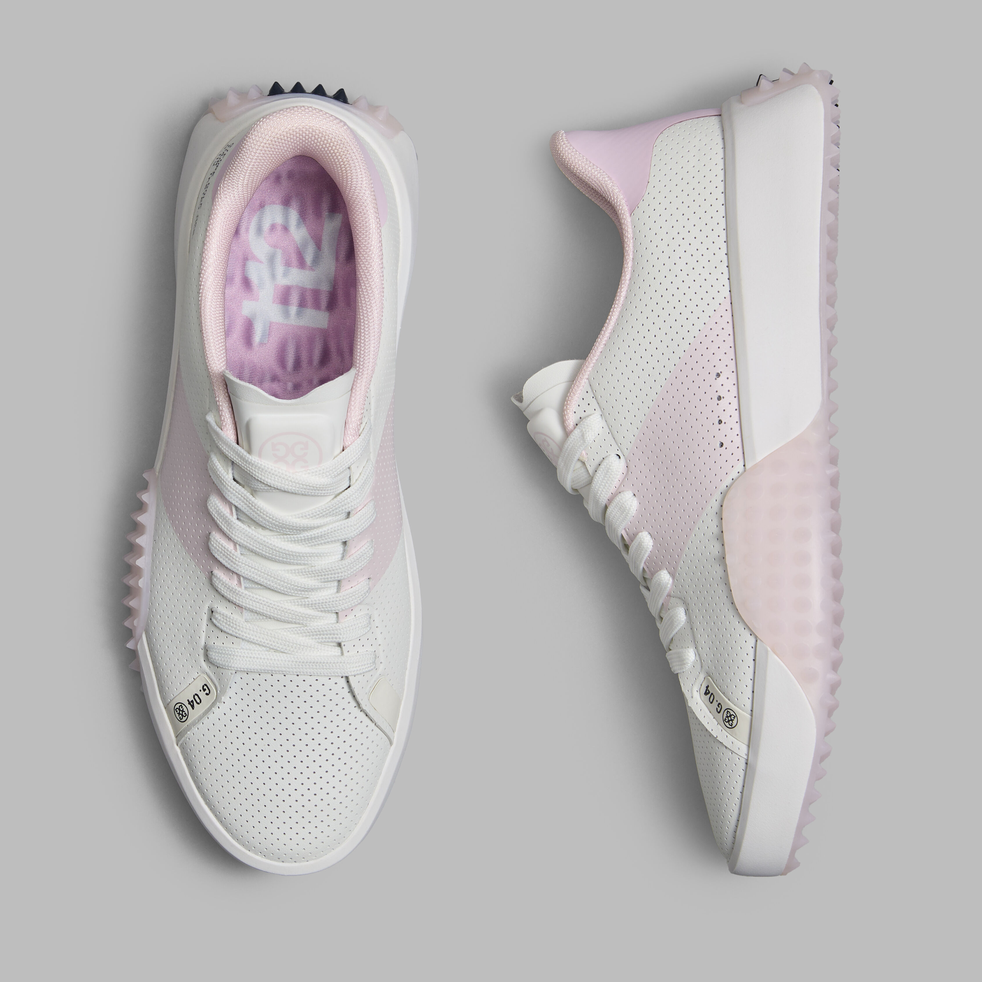 WOMEN'S G.112 PERFORATED SADDLE STRIPE KILTIE GOLF SHOE | WOMEN'S