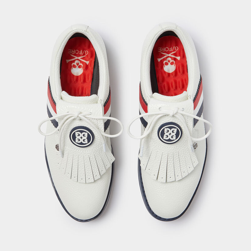 WOMEN'S GALLIVANTER PEBBLE LEATHER KILTIE GOLF SHOE image number 3