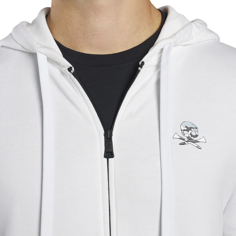 SKULL & T'S FULL ZIP HOODIE image number 5