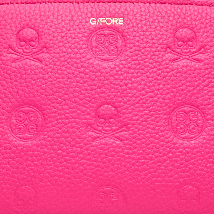 DEBOSSED SKULL & TEES COSMETICS CASE image number 3