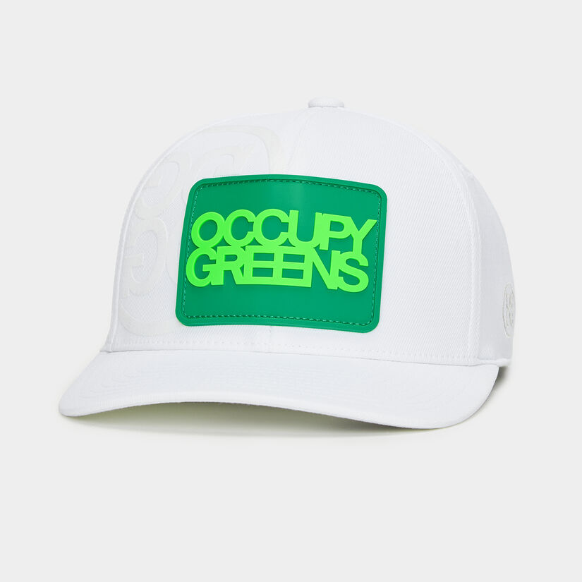 OCCUPY GREENS STRETCH TWILL SNAPBACK HAT image number 1
