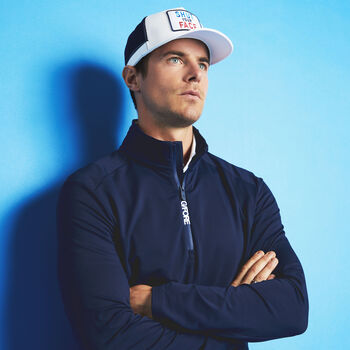 BRUSHED BACK TECH QUARTER ZIP PULLOVER