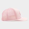STRIPED HEART G'S INTERLOCK KNIT TRUCKER HAT image number 3