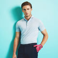 RIB GUSSET TECH PIQUÉ MODERN SPREAD COLLAR POLO image number 2