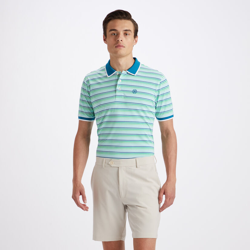 CINQUE TERRE RIB COLLAR TECH PIQUÉ SLIM FIT POLO image number 3