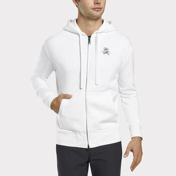 SKULL & T'S FULL ZIP HOODIE
