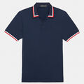 TUX RIB COLLAR TECH JERSEY SLIM FIT POLO image number 1