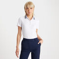 PLEATED COLLAR SILKY TECH NYLON POLO image number 3