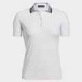 PLEATED COLLAR SILKY TECH NYLON POLO image number 1