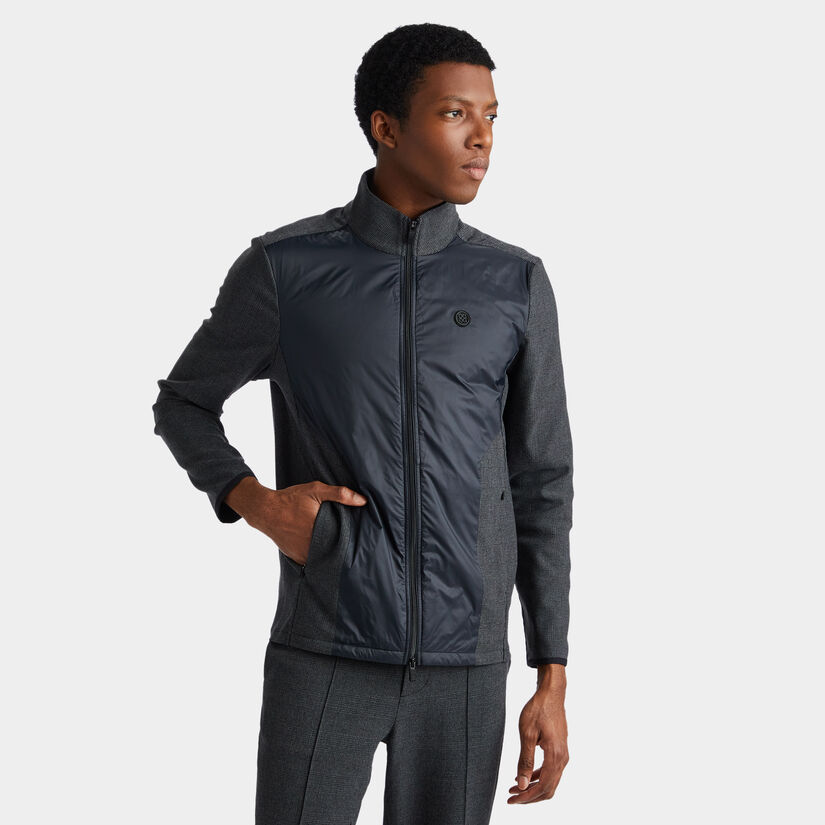 GLEN PLAID TRACK JACKET image number 3