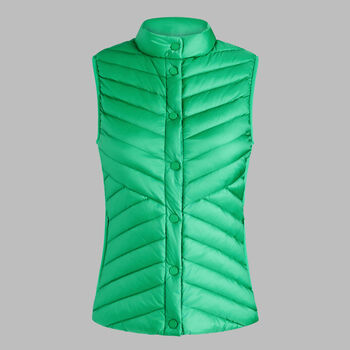 V-DOWN QUILTED STRETCH TECH INTERLOCK VEST - Alternate Image 1