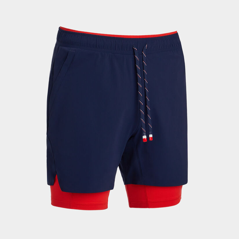 STRETCH WARP KNIT MESH LINED OPS SHORT image number 1