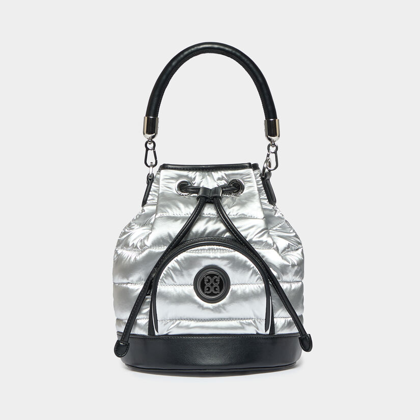 LTD RELEASE CIRCLE G'S QUILTED BUCKET BAG image number 1