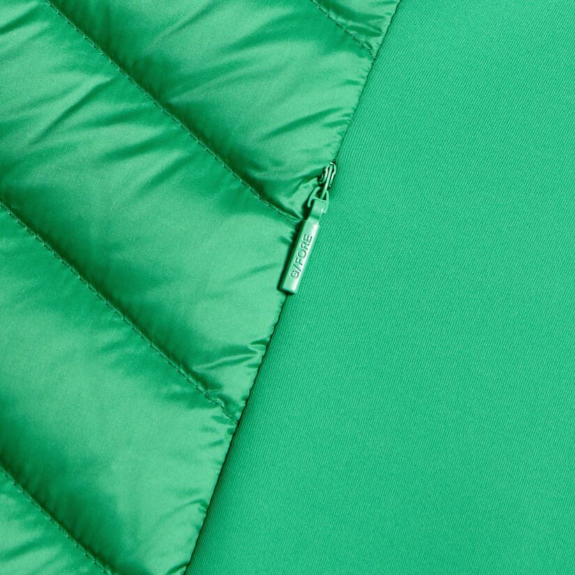 V-DOWN QUILTED STRETCH TECH INTERLOCK VEST image number 5