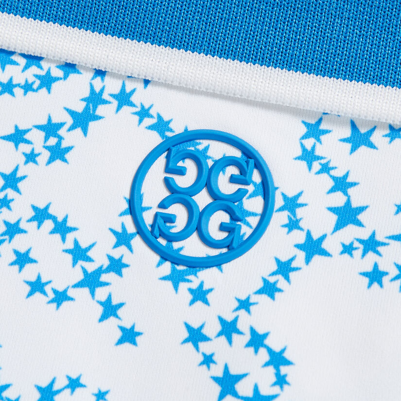 STAR DUST BANDED SLEEVE TECH JERSEY POLO image number 6