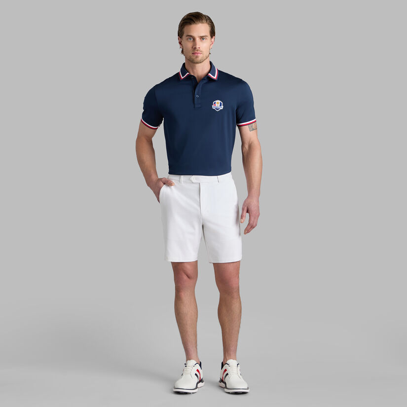 LTD RELEASE G/TAB ESSENTIAL TECH JERSEY BANDED SLEEVE POLO image number 3