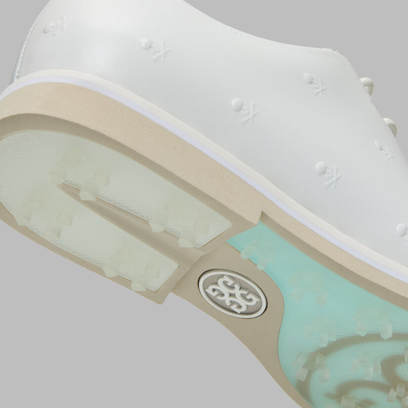 WOMEN'S GALLIVANTER STUDDED LEATHER SKULL & TEES GOLF SHOE image number 2