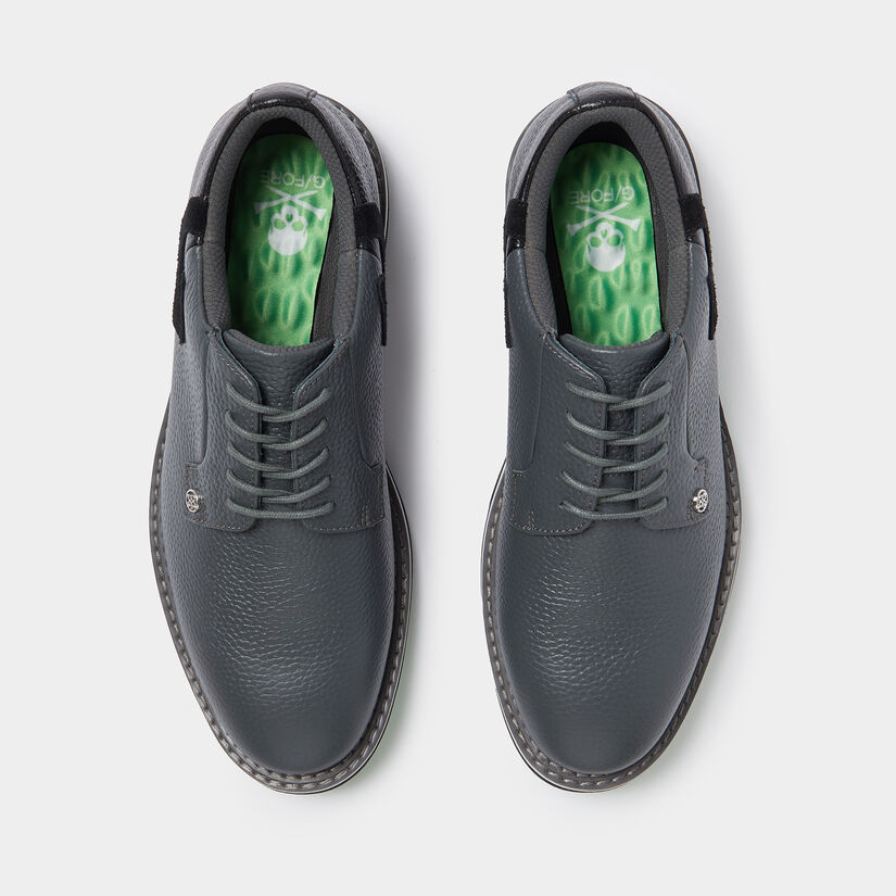 MEN'S GALLIVANTER PEBBLE LEATHER TWO TONE GOLF SHOE image number 3
