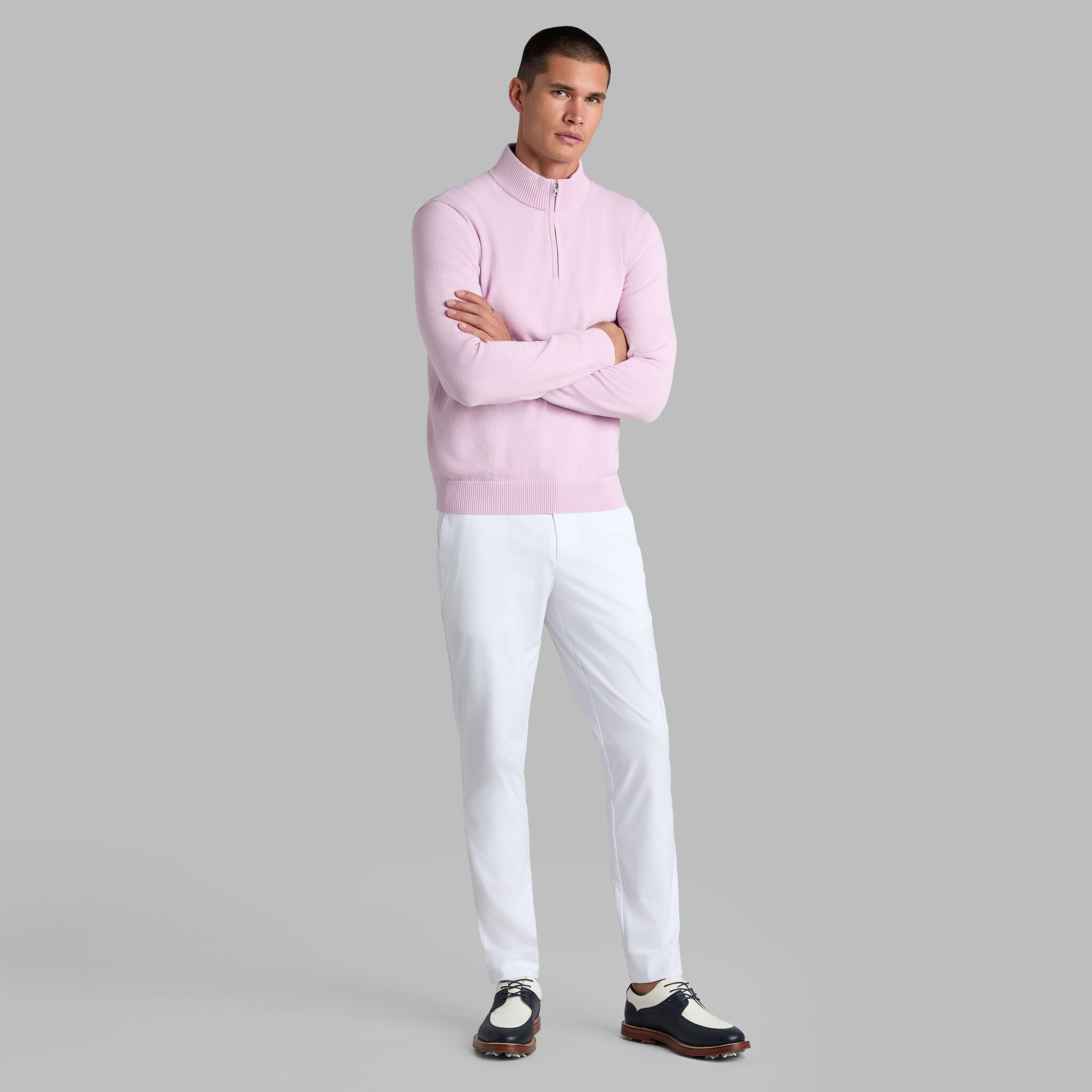 COOLING COTTON 1/4 ZIP SWEATER | MEN'S TOPS | G/FORE