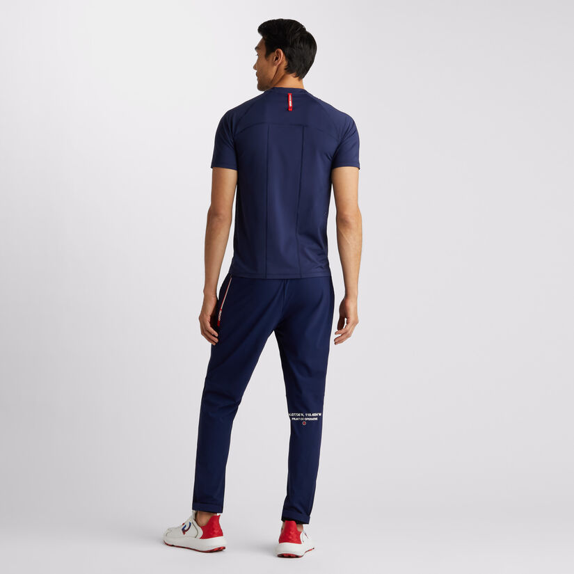 TECH NYLON SHORT SLEEVE PERFORATED CIRCLE G'S OPS SLIM FIT CREW image number 5