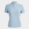 SKULL & T'S SILKY TECH NYLON SHORT SLEEVE QUARTER ZIP PULLOVER image number 1