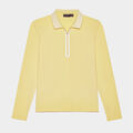 FEATHERWEIGHT SILKY TECH NYLON QUARTER ZIP POLO image number 1