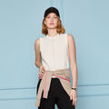 LTD RELEASE COOLING COTTON SLEEVELESS SWEATER image number 2