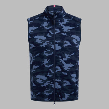 DOUBLE KNIT CAMO VEST