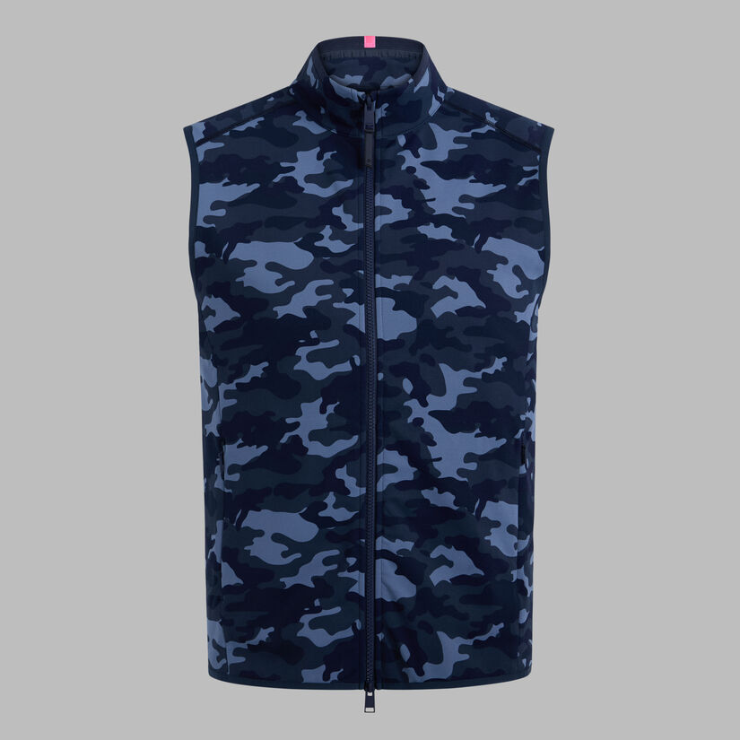 DOUBLE KNIT CAMO VEST image number 1