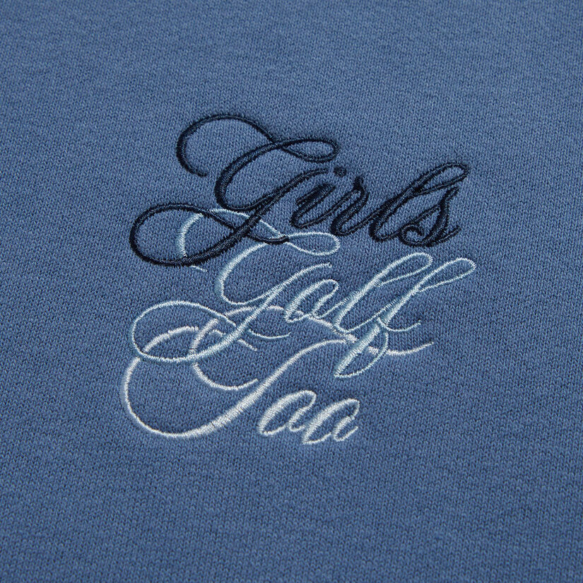 GIRLS GOLF TOO FRENCH TERRY QUARTER ZIP BOXY PULLOVER image number 6