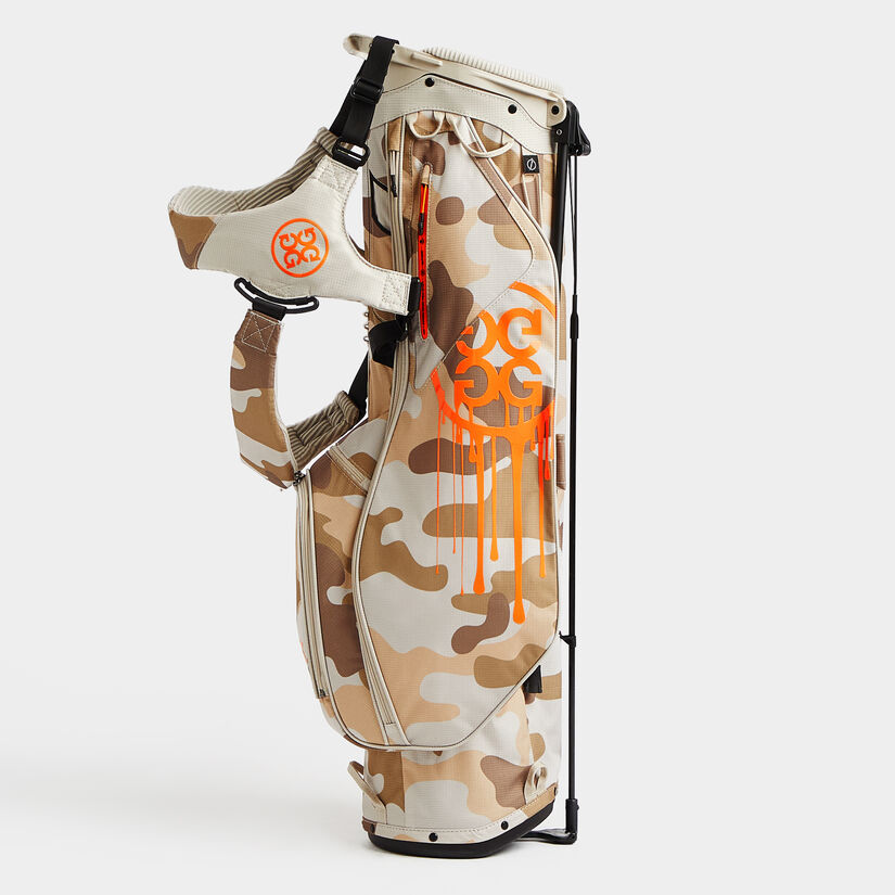 EXPLODED CAMO LIGHTWEIGHT CARRY GOLF BAG image number 3