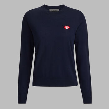 LOVE GOLF MERINO WOOL CREWNECK SWEATER - Alternate Image 1