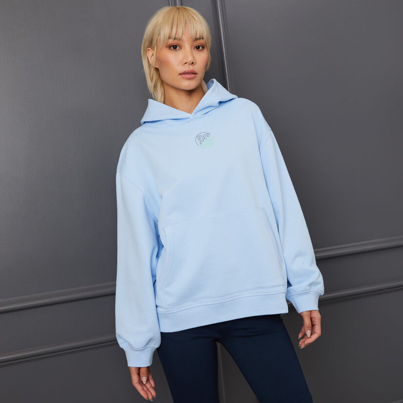 WORLDWIDE UNISEX OVERSIZED FRENCH TERRY HOODIE image number 7