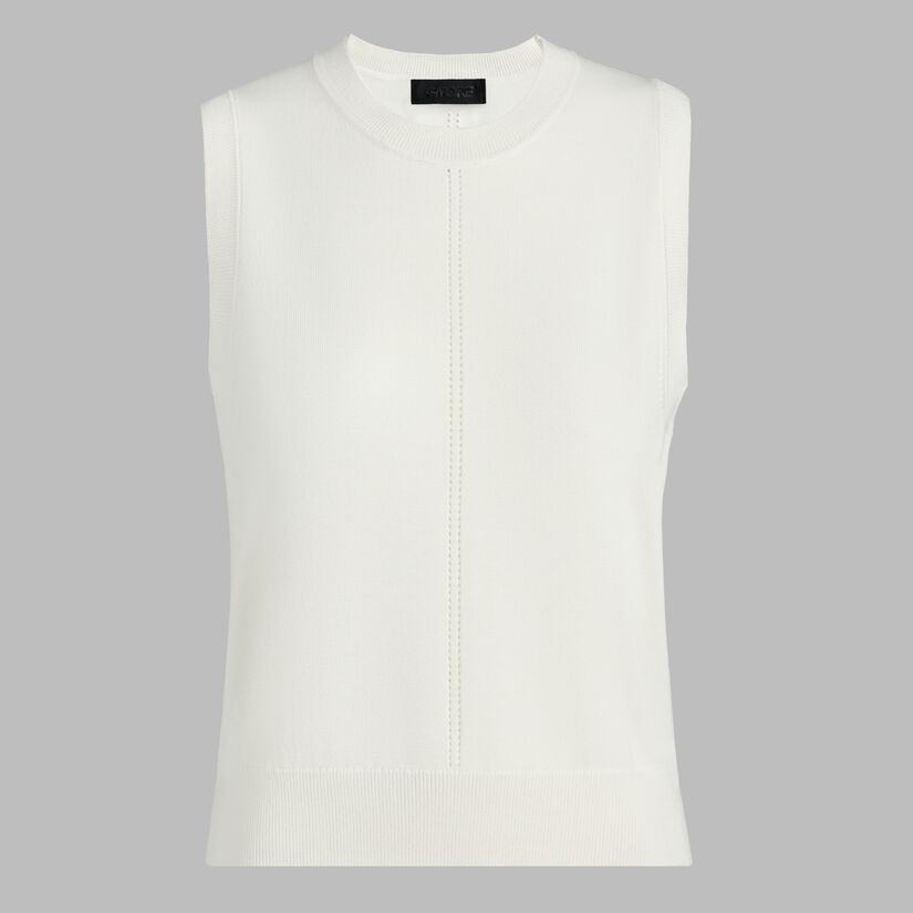 LTD RELEASE COOLING COTTON SLEEVELESS SWEATER image number 1