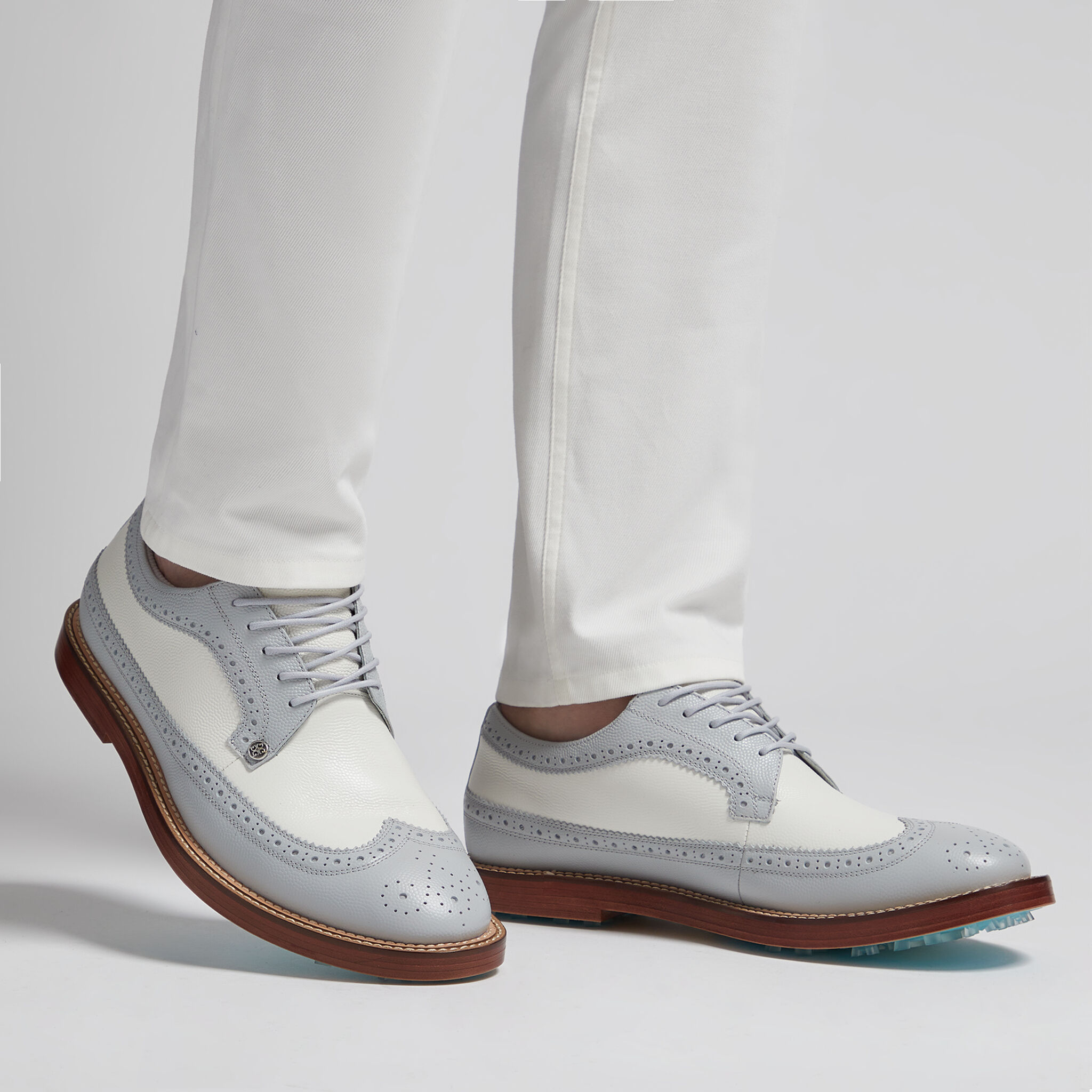 New Mens G/FORE GALLIVANTER LEATHER LUXE SOLE LONGWING GOLF