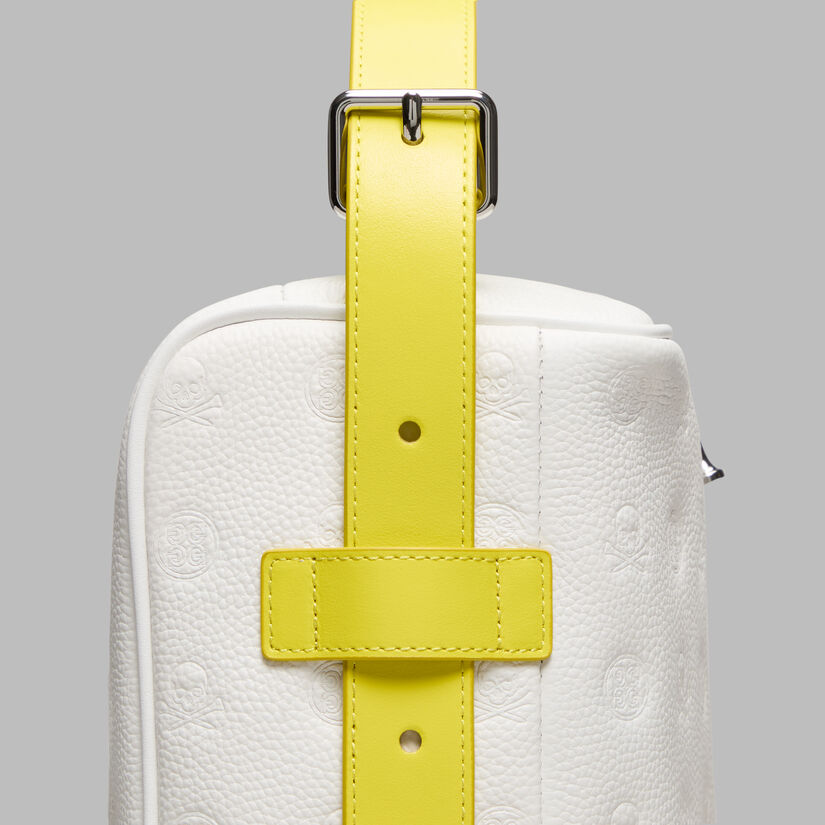 EMBOSSED LEATHER GOLF SHOE BAG image number 6